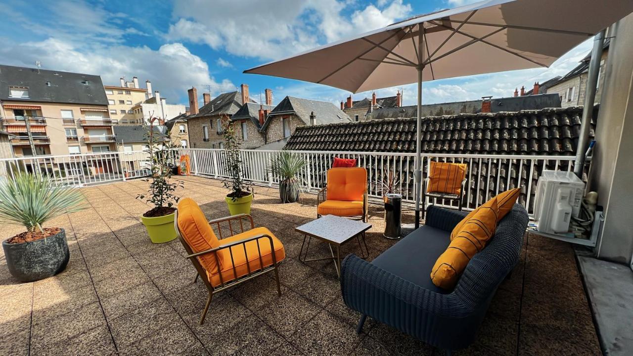 Accueillant T2 Renove Clim Centre Ville Terrasse Brive-la-Gaillarde Eksteriør bilde